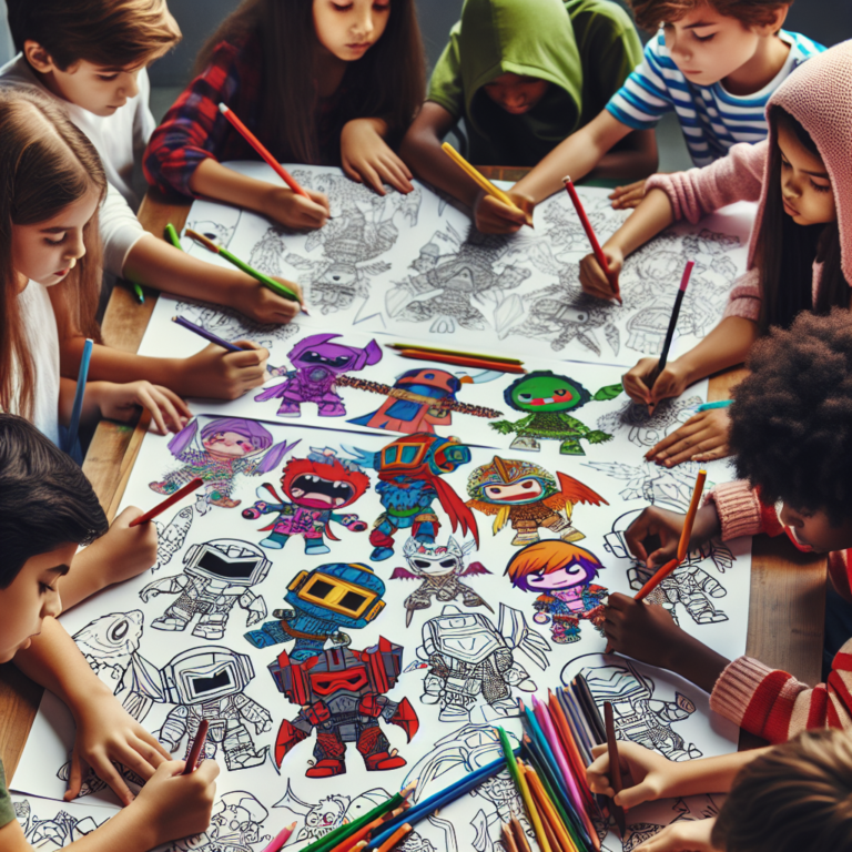 Kreativitas Anak dengan Gambar Mewarnai Mobile Legend